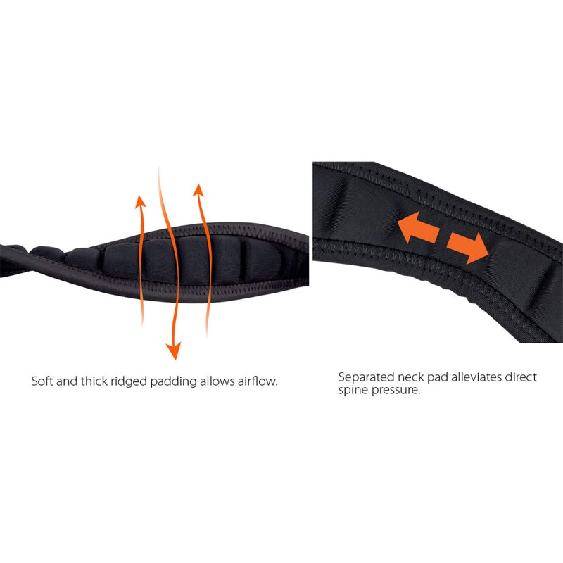 Pro-Tec Protec NLS305M 24-Inch Ballistic Neoprene Less-Stress Saxophone Neck Strap with Coated Metal Hook,Black - Image 4